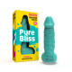 Крафтове мило-член із присоскою Pure Bliss MINI Turquoise, натуральне-1