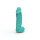 Крафтове мило-член із присоскою Pure Bliss MINI Turquoise, натуральне-3
