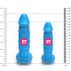 Крафтове мило-член із присоскою Pure Bliss MINI Blue, натуральне-4