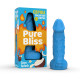 Ароматна свічка пікантної форми Pure Bliss Blue Coco Splash (Кокосове молоко) 18 см