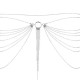 Ланцюжок трусики або ліф Bijoux Indiscrets Magnifique Waist Chain - silver, прикраса на тіло-1