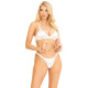 Перлинний комплект: ліф, трусики і наручники Leg Avenue Faux Pearl Open Cup Bra, String and Cuffs-2