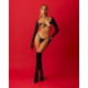 Прикраса на тіло Obsessive Lustique Black harness bra S/M/L-5