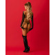 Прикраса на тіло Obsessive Lustique Black harness bra S/M/L-7