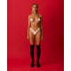 Прикраса на тіло Obsessive Lustique White harness bra S/M/L-3