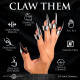 Набір кілець з кігтями Master Series Five-Piece Sensation Claw Rings - Silver-7