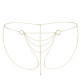 Ланцюжок-трусики Bijoux Indiscrets Magnifique Bikini Chain – Gold, прикраса для тіла-1