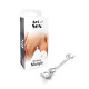 Затискач для клітора перлина з мушлею та кристалами Art of Sex - Margie clit clamp, Срібло-3