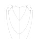 Ланцюжок для спини Bijoux Indiscrets Magnifique Back and Cleavage Chain - Silver, прикраса для тіла-1