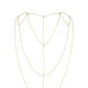 Ланцюжок для спини Bijoux Indiscrets Magnifique Back and Cleavage Chain - Gold, прикраса для тіла-1