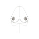 Прикраса на груди Obsessive Kisselie jewelry bra-1