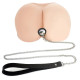 Силіконова анальна пробка Art of Sex Metal Anal Plug with Leash size S з повідцем Black-3