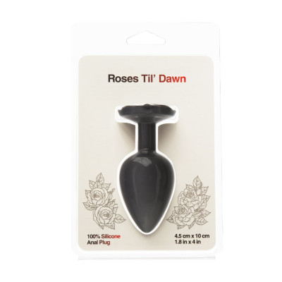 Анальна пробка BMS Roses Til’ Dawn Silicone Anal Plug Large