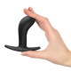 Анальна пробка Fun Factory BOOTIE M Black, діаметр 3,3 см, тонкий обмежувач-1