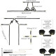 БДСМ-набір LOCKINK YEAHWOW Forced Nadu pose correction set-5