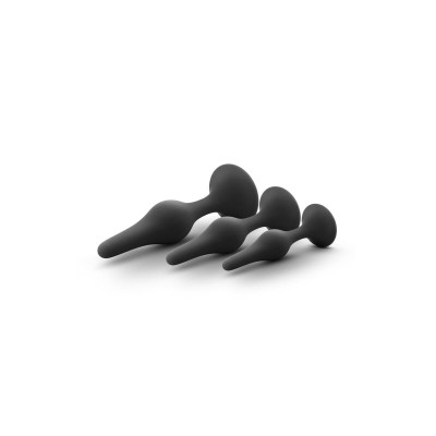 Набір анальних пробок Blush Luxe Beginner Plug Kit Black