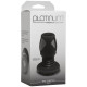 Анальний тунель Doc Johnson Platinum Premium Silicone — The Stretch — Small — Black-1