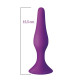 Анальна пробка з присоскою MAI Attraction Toys №35 Purple, довжина 15,5 см, діаметр 3,8см-1