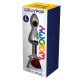 Анальна пробка Wooomy Lollypop Double Ball Metal Plug Red L-2