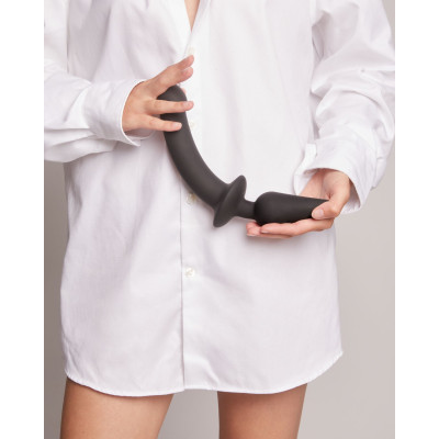 Анальна пробка з дилдо Strap-On-Me SWITCH PLUG-IN SEMI-REALISTIC DILDO BLACK - XL