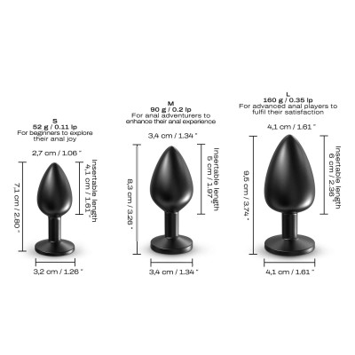 Анальна пробка Dorcel ONIX PLUG M Анальна пробка Dorcel ONIX PLUG M