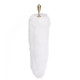 Металева анальна пробка Лисячий хвіст LOCKINK SEVANDA White Fox-Tail Anal Pear-shape Plug-1