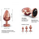 Металева анальна пробка із прикрасою у вигляді кристалу Dorcel - Diamond Plug L-2