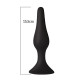 Анальна пробка з присоскою MAI Attraction Toys №35 Black, довжина 15,5 см, діаметр 3,8см-1