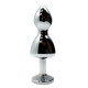 Анальна пробка Wooomy Lollypop Double Ball Metal Plug L-1