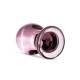 Рожева анальна пробка зі скла Gildo Pink Glass Buttplug-1