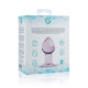 Рожева анальна пробка зі скла Gildo Pink Glass Buttplug-4