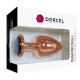 Металева анальна пробка із прикрасою у вигляді кристалу Dorcel - Diamond Plug L-4