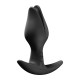 Анальна пробка Fun Factory BOOTIE FEM Black, у вигляді бутона, діаметр 2,9 см, тонкий обмежувач-1