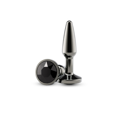 Анальна пробка NS Novelties Rear Assets - Tapered - Small - Gunmetal - Black