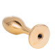 Металева анальна пробка Лисячий хвіст LOCKINK SEVANDA White Fox-Tail Anal Rose-shape Plug-4