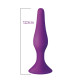 Анальна пробка з присоскою MAI Attraction Toys №34 Purple, довжина 12,5см, діаметр 3,2 см-1