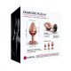 Металева анальна пробка із прикрасою у вигляді кристалу Dorcel - Diamond Plug M-5