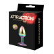 Металева анальна пробка MAI Attraction Toys №72 Rainbow-3