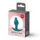 Анальна пробка Fun Factory BOOTIE FEM Bottle Green, у вигляді бутона, діаметр 2,9 см, тонкий обмежувач-6
