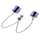 Наручники з металевою анальною пробкою Art of Sex Handcuffs with Metal Anal Plug size M Purple-2