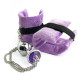 Наручники з металевою анальною пробкою Art of Sex Handcuffs with Metal Anal Plug size M Purple-4