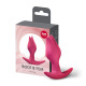 Анальна пробка Fun Factory BOOTIE FEM Raspberry, у вигляді бутона, діаметр 2,9 см, тонкий обмежувач-5