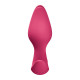 Анальна пробка Fun Factory BOOTIE FEM Raspberry, у вигляді бутона, діаметр 2,9 см, тонкий обмежувач-2