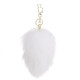 Металева анальна пробка Кролячий хвост LOCKINK SEVANDA White Bunny-Tail Anal Pear-shape Plug-4