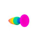 Анальна пробка Wooomy Hiperloo Silicone Rainbow Plug L-1