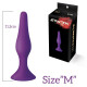 Анальна пробка з присоскою MAI Attraction Toys №33 Black, довжина 11,5cм, діаметр 3см-2