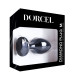 Металева анальна пробка із прикрасою у вигляді кристалу Dorcel - Diamond Plug BLACK M-6