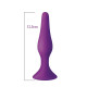 Анальна пробка з присоскою MAI Attraction Toys №33 Black, довжина 11,5cм, діаметр 3см-1