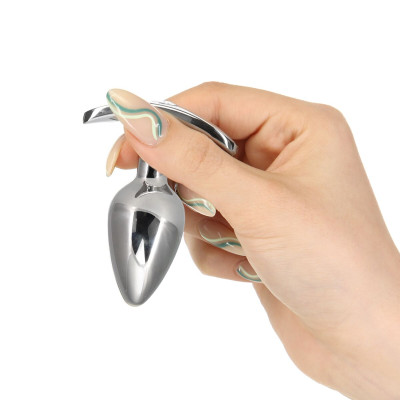Анальна пробка Pillow Talk Sneaky Luxurious Stainless Steel Anal Plug S