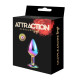 Металева анальна пробка MAI Attraction Toys №73 Rainbow-4